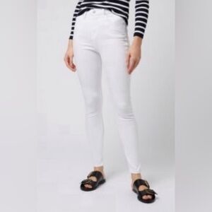 Top Shop Moto Jamie White Jeans. 32x30